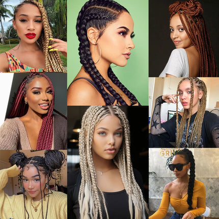 Pre Stretched Braiding hair Soft Yaki Synthetic Crochet Hair Jumbo Easy Braids Extension EZ  Hair Bundle