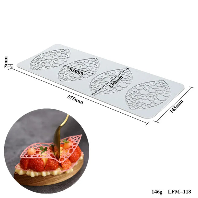 23 styles leaf flower round Designs Silicone Cake Lace Mold Cake Decorating Tool Border Decoration Lace Mold kitchen Baking Tool