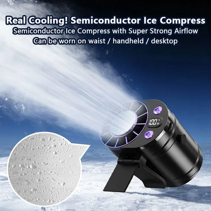 Lenovo Waist Fan Portable Air Conditioner Personal Cooling Clip on Fan for Outdoor Sports Travel Office Workers Summer Gift
