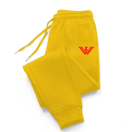 New style printed sport pants suitable for both men and women, luxurious long-distance running pants, casual fitness pants