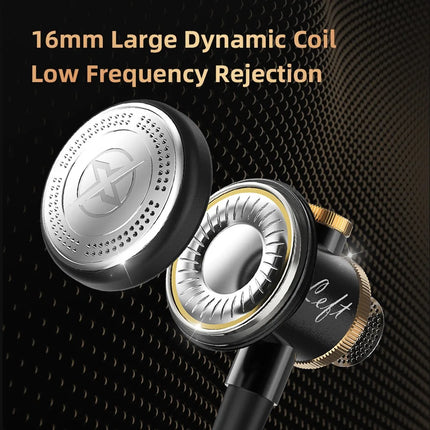 D08 Metal HiFi 3.5mm/Type-C In Ear Headphones Flat Head Earphone With Mic Wired Clear Sound Bass Headsets For Sports Music Gamer