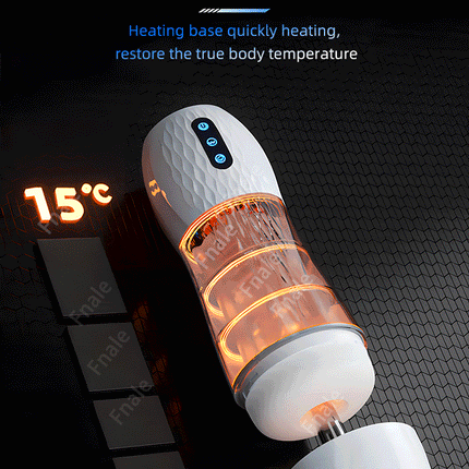 Male Masturbator Automatic Sucking Vibration Blowjob Machine Heating Pussy Penis Pump Masturbation Cup Sex Toys for Men Supplies