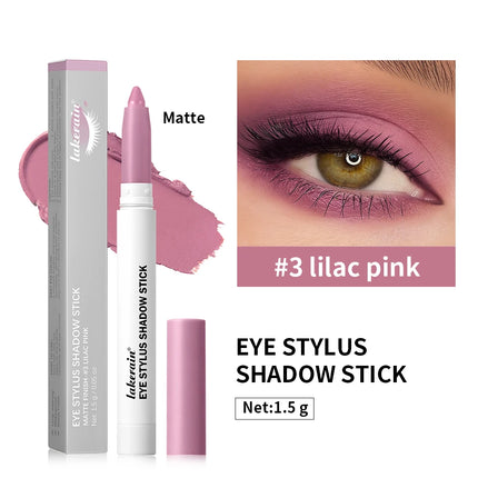 10 Colors Eyeshadow Sticks Long Lasting Waterproof Shimmer Glitter And Matte High Pigmented Eyeshadow Pencil Crayon Makeup