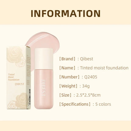 Matte Face Foundation Makeup Base Cream Full Coverage Concealer Cover Ance Moisturizing No Cracking Waterproof Face Corrector