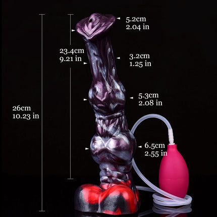 NNSX Huge Knot Squirting Horse Dildo Silicone Water Spray Anal Plug Anus Dilator Vagina Feamel Masturbator Penis for Woman
