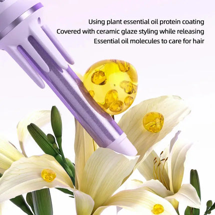 32MM Automatic Curling Iron Voluminous Curls Hair Styler 3 Temperature Settings Fast Heating Low Power Safe Salon Tool