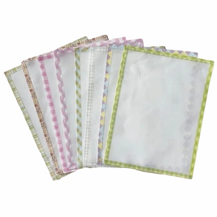 5Pcs Light Transmission Perler Beads Baking Cloth Edge-stitched DIY Melting Beads Baking Cloth Heatproof Heat Resistant