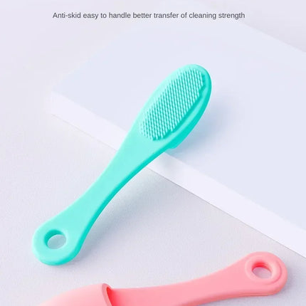 Silicone Nose Brush Facial Pore Cleaner Portable Blackhead Double-sided Massage Brushes Beauty Cleaning Tool Facial Nasal Scrub