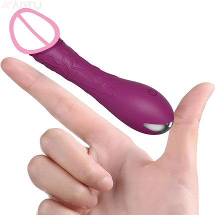 G Spot Dildo Vibrator Massage 7 Vibration Patterns Sex Toy Women  Vibrating for Vagina Stimulation Silicone Rechargeable 18+