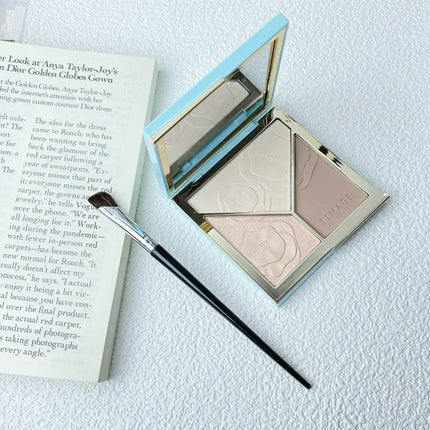 TIMAGE Master Matte Highlighter Contour Powder Palette High Gloss Palette Illuminator Makeup 3D Bronzer Cosmetic