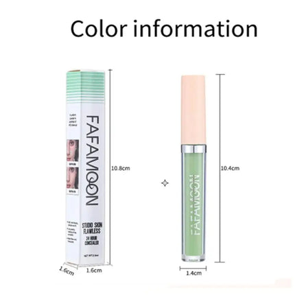 New 2.5ML Liquid Concealer Full Coverage Cover Spot Acne Foundation Cream Face Makeup Dark Circles Tinted Shades Concealer