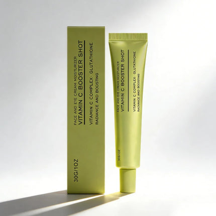 Vitamin C Booster Shot Face Cream With Glutathione And Niacinamide For Dark Spot Care,Improves Fine Lines,Korean Glass Skin Care