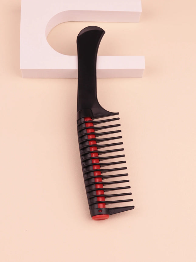 1PC Professional Wide Toothed Comb – Anti-Static Detachable Splicing Roller Comb, Salon Hair Dyeing Tool for Real Hair Wigs