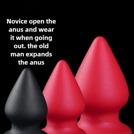 6 sizes Huge Anal Plug Comfortable Silicone Anal Dildo Suction Cup Big Butt Plug,Anal Dilator Adult Anal Sex Toys for Women Anus
