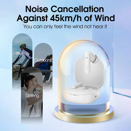 QCY HT05 Melobuds ANC Wireless Earbuds 40dB Multi-Mode ANC 6 Mics AI-Enhanced Calls Bluetooth 5.2 Earphones Transparency 30H