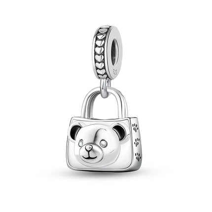 925 Sterling Silver Alpaca Rainbow Global Travel Series Plan Charms Bracelet Bangle Making Gift Of High Quality Fine Jewelry