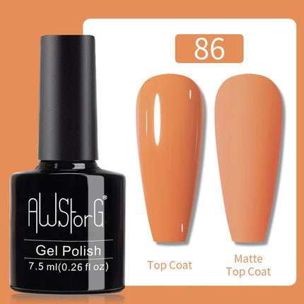 AWStorG 5ML Super Silver Metallic Gel Nail Polish Metal Effect Painting Gel Chromes Varnish Semi Permanent for Nail DIY