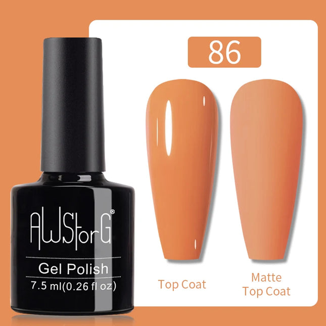 AWStorG 5ML Super Silver Metallic Gel Nail Polish Metal Effect Painting Gel Chromes Varnis Semi Permanent for Nail DIY