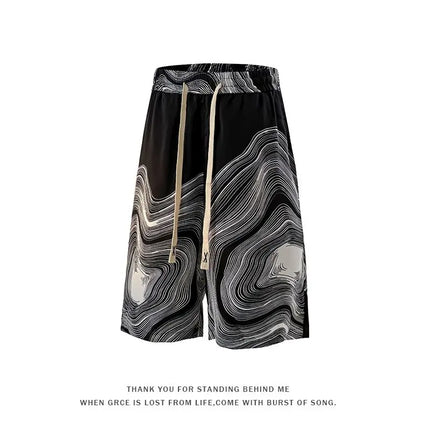 2026 Summer Cool Plus-Size Men's Casual Fashion Quick-Dry Beach Shorts