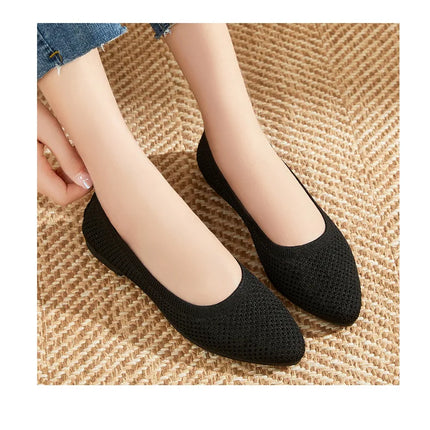 2025 Spring Breathable Mesh Flats Shoes for Women Comfortable Slip on Casual Shoes Woman Lightweight Soft Bottom Loafers