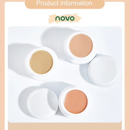 1pcs 3-Color Concealer Waterproof Full Coverage Concealer Professionally Cover Dark Circles Around Eyes and Face for All Skin