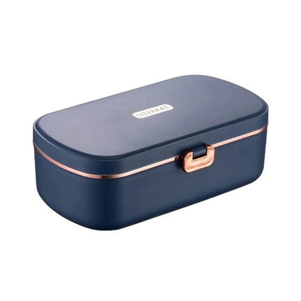220V Electric Lunch Box 900ml Portable Rice Cooker Water Free Heating Bento Box Thermostatic Heating Food Warmer For Office