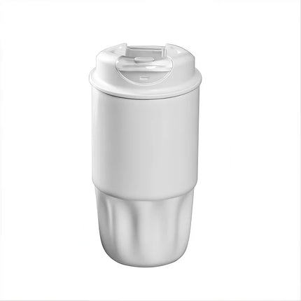 260ml Petal Coffee Tumbler, 316 Stainless Steel Vacuum Cup, Antibacterial & Wide Mouth, Double-Wall Thermos for Hot/Iced Drinks