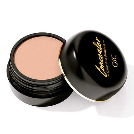 Waterproof Sweatproof Concealer Covers Dark Circles,Blemishes,Tattoos & Scars,Long Lasting Smudge Resistant