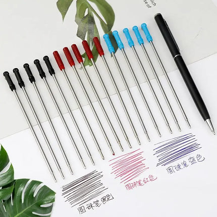 50/5 Pcs/lot L:4.5 in Ballpoint Pen Refills for Cross Pens Medium Point Blue Black Ink School Office Supplies Stationery
