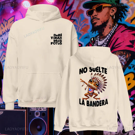 Rapper Bad Bunny Album Printed Streetwear Men Women Vintage Hip Hop Hoodie Unisex  Autumn and Winter Long Sleeve Pullovers