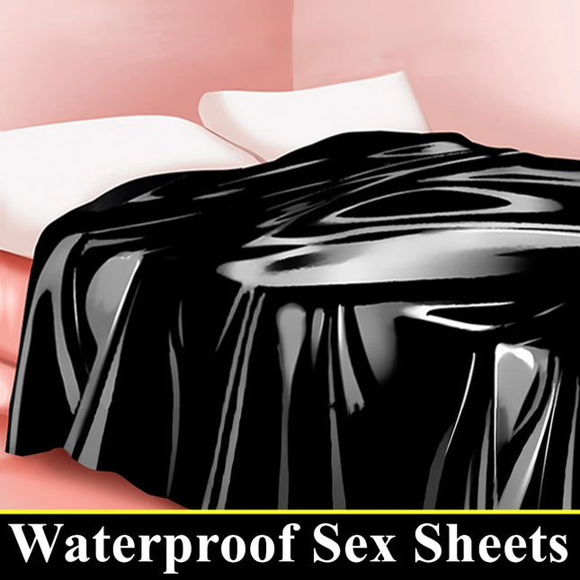 BDSM Waterproof Sex Sheets For Adult Game Lubricants Waterproof Bed Cover Couple Flirt Wetlook Bondage Wet Play Sex Tool
