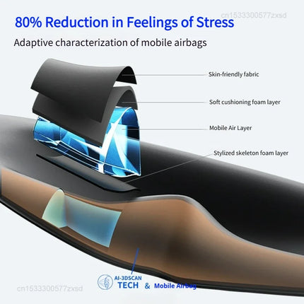 Dreamlight 3/4S Eye Mask Sleep 3D Stereoscopic Sleep Aid for Men Women Adult for Sleeping Block Out Light Travel Eye Mask