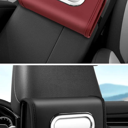 Car tissue box, fashionable leather multi-functional tissue box For Volkswagen VW GTI Passat Polo Golf 3 Jetta Tiguan Touran