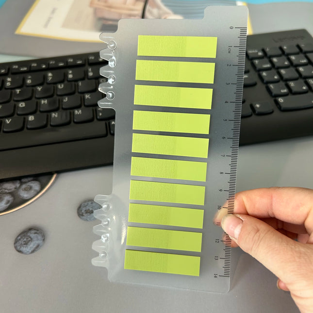 200-3200PCS Clear Sticky Notes Self-Adhesive Colorful Memo Pads for Office School Book Annotation Index Tabs Stationery