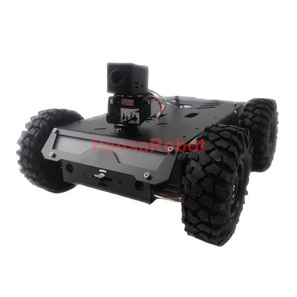 4G Wireless WiFi App RC Smart Video 4WD Robot Car Kit Off Road Obstacle Avoidance Car Mixly Graphical Program Unassembled