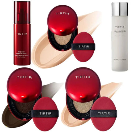 TIRTIR Cushion Foundation Lightweight Lasting Sunscreen Air Cushion Moisturizing Nourishing Long Lasting Makeup Red Air Cushion