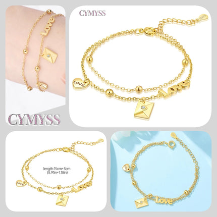 Original 925 Sterling Silver Butterfly Bracelet Zirconia Tennis Ball Women Fashion Simple Engagement Wedding Charm Jewelry Gift