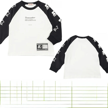 ex Cotton Long Sve T-irt Cartoon Print Spring Summer Autumn Breathable Lightweight round Ne Tee for 8 Years Old Kids