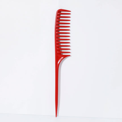 Wide toothed pointed tail comb set, heat-resistant hair styling comb, durable ABS plastic handle, special for real hair wigs