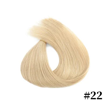 Human Hair One Piece Fish Line Extensions 12-26 inch #27 For An Affordable Luxury Hair Item