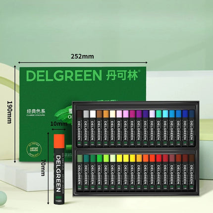 6/12/24/36/48/72-Color Soft Oil Pastels Set Non-Toxic Vibrant Crayons for Kids Artists Drawing Sketching Supplies