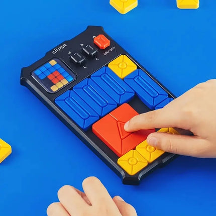 jigsaw Huarong Road Sliding Puzzle Magic Smart Sensor Game Educational Training Brain Teaser Challenge Board Fidget Toy Kid Gift