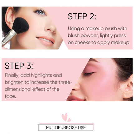 Single Color Matte Petal Blush Palette Highgloss Contouring Cream Contour Makeup Rouge for Women Beauty Cosmetics Makeup Palette