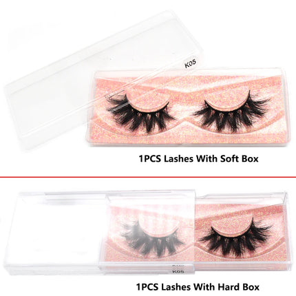 FOXESJI False Eyelashes 3D Mink Eye Lashes Strip Fluffy Dramatic Thick Cross Mink Eyelashes Soft Wispy Fake Eyelashes Extension
