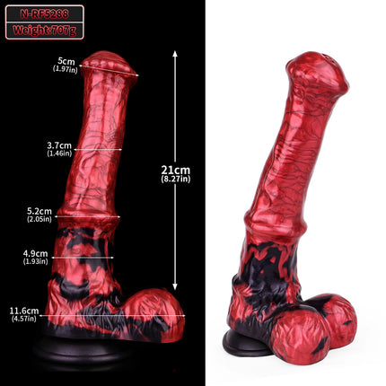 NNSX Long Horse Dildo Anal Plug Fantasy Penis Animal Cock Vagina Stimulate G-spot Masturbator Anal Sex Toys For Men Women