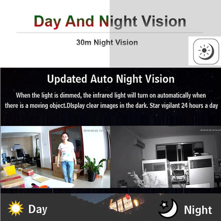 JIENUO 5MP Wifi Camera IP Wireless NightVision Onvif 1080P Audio Security Surveillance HD 2mp Outdoor Waterproof Home Cam CamHi