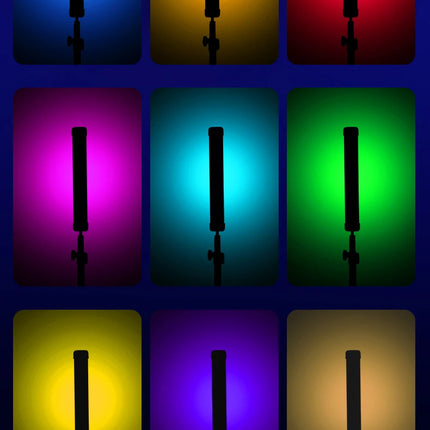 MIAOTU Handheld RGB Colorful Stick Light 30CM Handheld LED Light Wand CRI 95+ 2500K-9000K Photography Studio Lamp