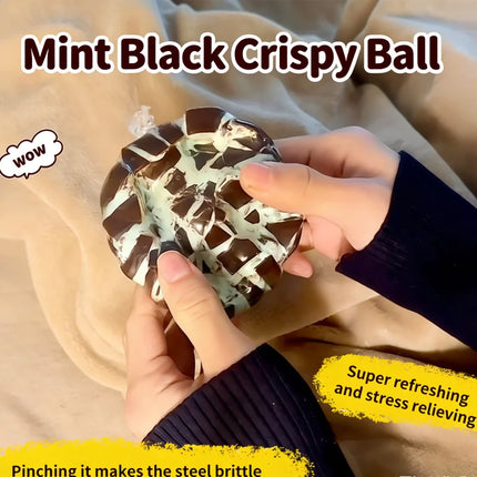 New Crunchy Chocolate ASMR Handmade Ball Stress Anxiety Relief Slow Rebound Squishy Squeeze Sensory Fidget Gifts For Kids Adults