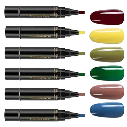 Gel Nail Polishs Pen Nail Polishs Markers Pen Base Top Coat Gel Pen Semi Permanent UV/Led Lamp Varnish Hybrid Color Nail Polishs
