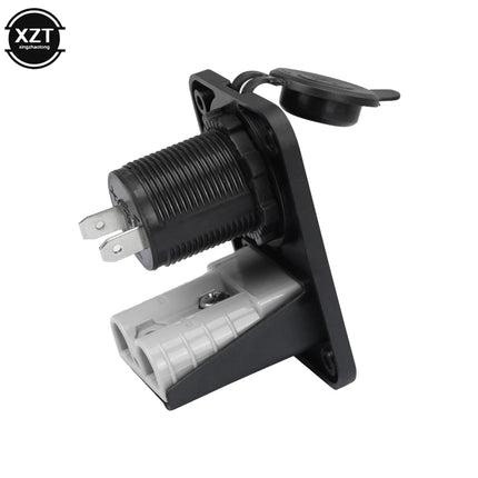 12V 50A Car Anderson Plug Cigarette Lighter Socket Charger Flush Mount Recessed Plate for Caravan Camper Boat Truck